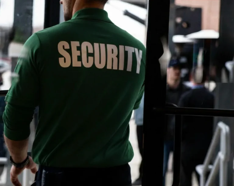 Security in doorway Kensington