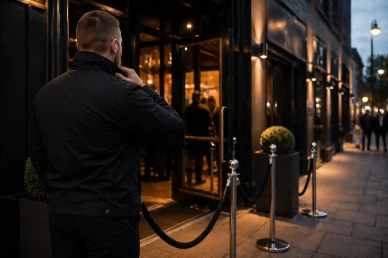 How do you become a door supervisor in the uk