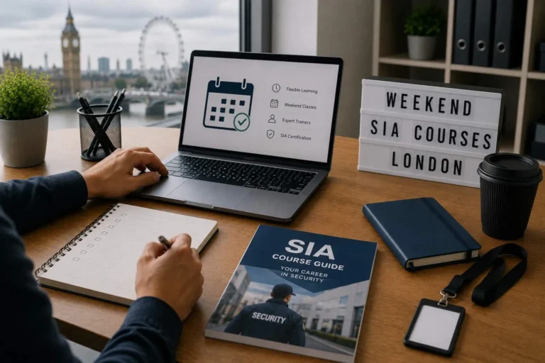 Are there weekend sia courses available in london