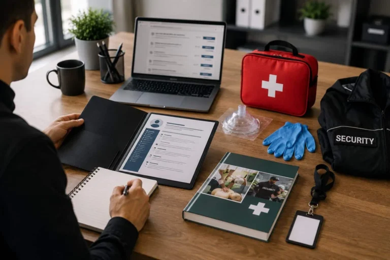 Does first aid training help you get more security jobs [city]