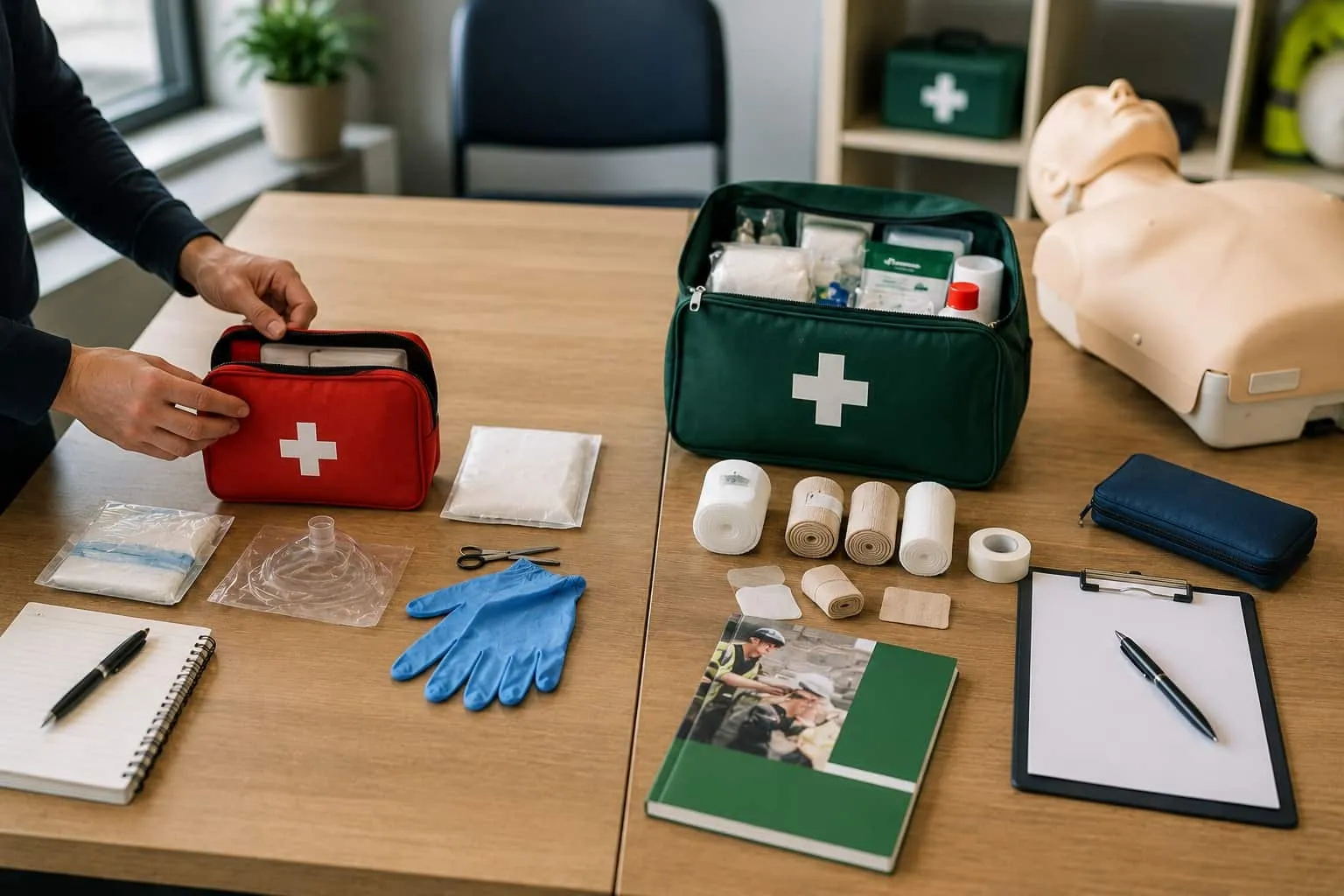 What is the difference between emergency first aid and first aid at work [city]