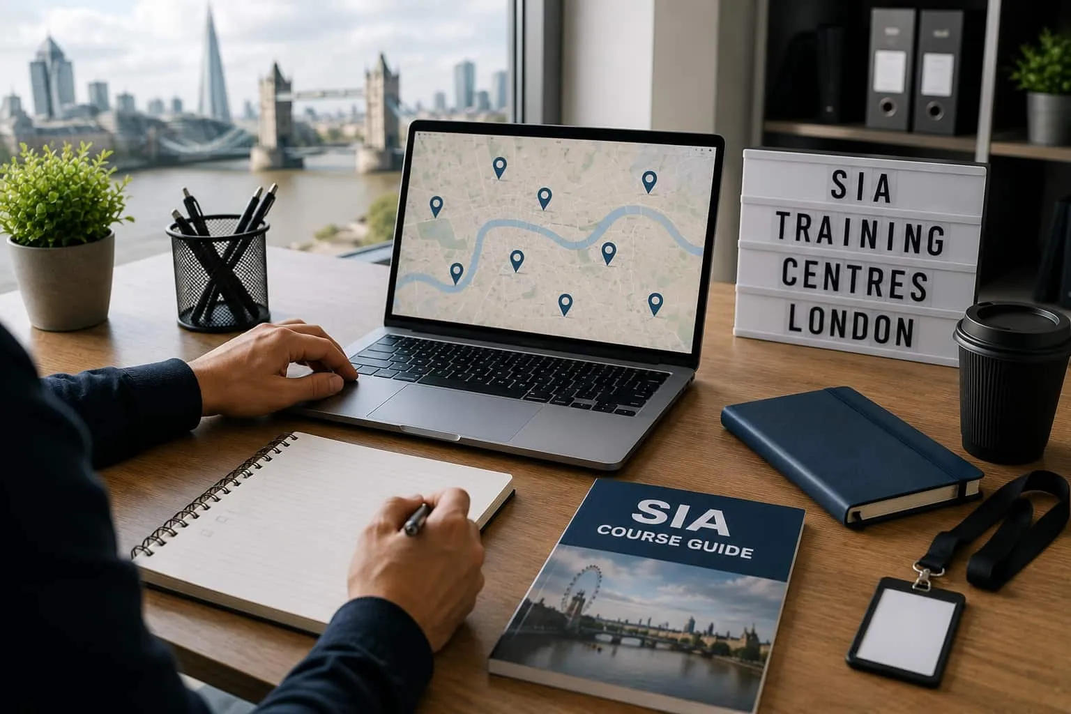 Which areas of london have sia training centres